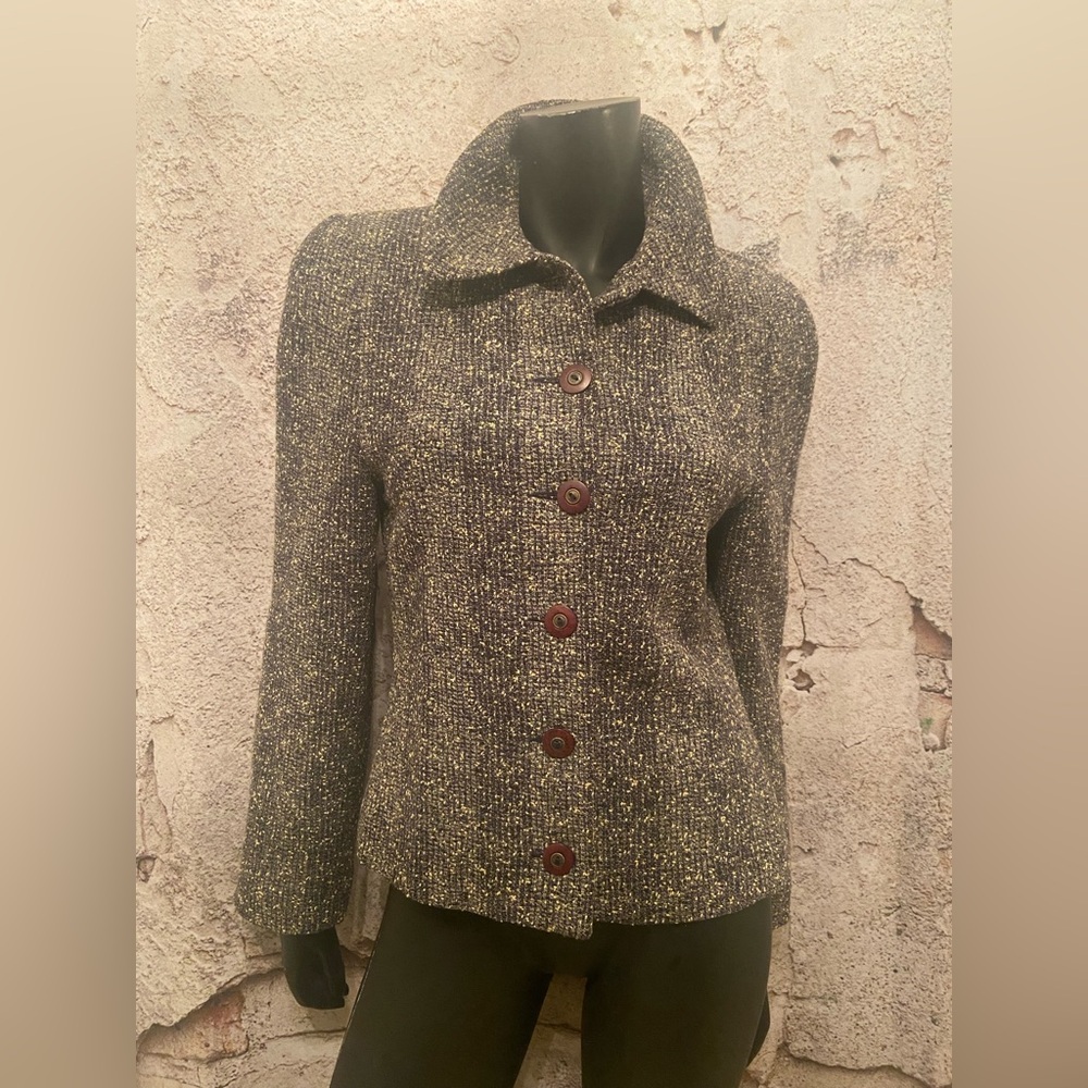Linda Lundstrom Wool Blend Multicoloured Blazer